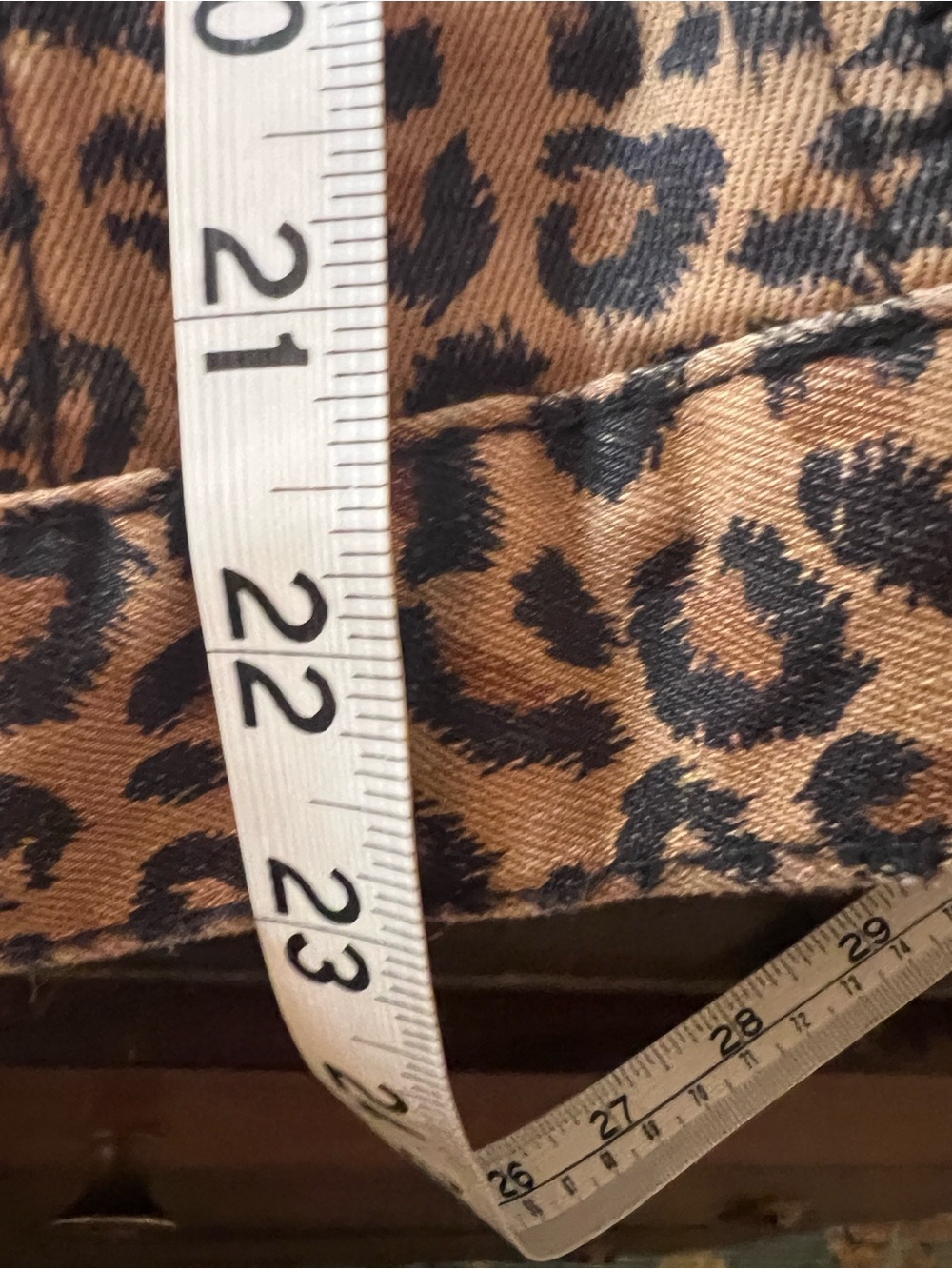 Leopard Print Denim Style Jacket NWT - Picture 7 of 9